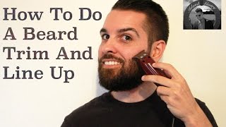 DIY  Beard Line Up And Trim [upl. by Faxon713]