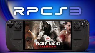 Fight Night Champion RPCS3 PS3 Emulation on the Steam Deck OLED [upl. by Collbaith]