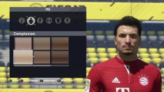 FIFA 17  PRO CLUBS  MATS HUMMELS LOOKALIKE TUTORIAL [upl. by Wappes454]