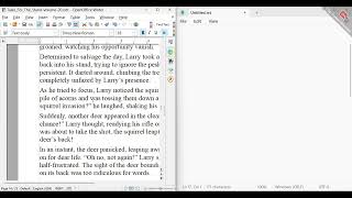 Creating Bookmarks In Open Office [upl. by Liman]