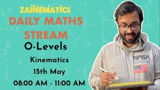 O LEVELS KINEMATICS P1 PRACTICE [upl. by Aiuqet]