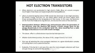 Hot electron transistor [upl. by Nairahcaz861]