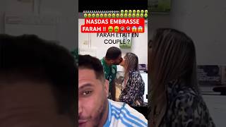 NASDAS EMBRASSE FARAH 🤮😱🔞 nasdas farah couplegoals couple amour shorts teamnasdas humour [upl. by Kevyn]