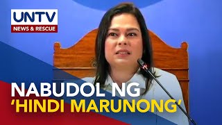 VP Sara Ginamit lang ako ng mga Marcos noong 2022 PBBM walang alam sa pamamalakad ng PH [upl. by Sloatman]