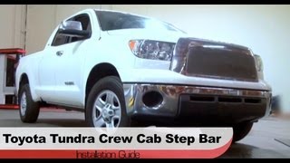 Spyder Auto Installation 200713 Toyota Tundra Crew Cab Step Bars [upl. by Nosille168]