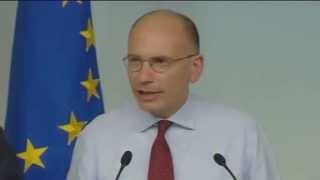 Letta presenta la legge di stabilità 2014 niente tagli alla sanità e calano le tasse [upl. by Islean]