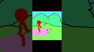 BADONG BABI ODONGquot😭‼️ animation stikman animasistickman funny [upl. by Enellek969]