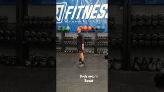 How to do bodyweight squats [upl. by Odella]