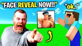 Noob1234’s Dad LEAKED His Face Reveal Minecraft [upl. by Yonatan933]