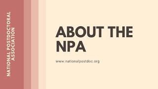 Get Involved With the NPA [upl. by Tarfe]