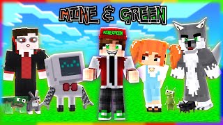 MİNE amp GREEN  MINECRAFT ÇİZGİ FİLMİ  1 SEZON TÜM BÖLÜMLER [upl. by Rapsag]