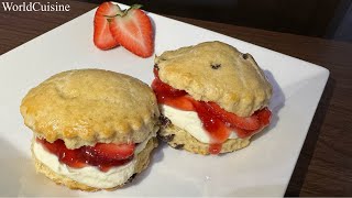 How To Make Scones  Best Scone Recipe by World Cuisine [upl. by Airotnahs602]