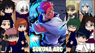 Past Jujutsu Kaisen react to Itadori Yuji Future  JJK  Shibuya Arc  Gacha Club  Gacha life [upl. by Wilona]