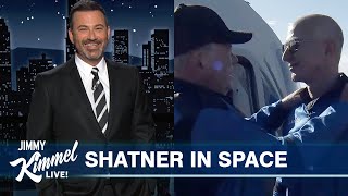 William Shatner Travels to Space on Jeff Bezos’ Intergalactic Wienermobile [upl. by Naras]