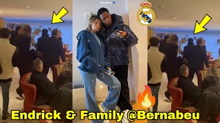 ENDRICK VISITS SANTIANGO BERNABEU WITH FAMILY amp GIRLFRIEND🔥Endrick at Bernabeu to meet PerezMadrid [upl. by Dola]