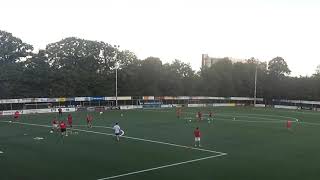 Fussballtraining Passtraining  Diagonalball mit Pass über den Dritten [upl. by Dripps]