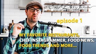 Episode 1 Food Podcast My Favorite Restaurant Chef Food News Food Trends and more [upl. by Ahcire]