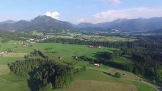 Flug über das Leitzachtal bei Hundham amp Elbach [upl. by Limoli]