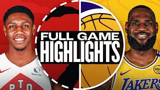 RAPTORS at LAKERS  FULL GAME HIGHLIGHTS  November 10 2024 [upl. by Lladnar]