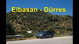 Road Trip In Albania Elbasan  Rrogozhina  Kavaja  Dürres 2019 [upl. by Aiuqal276]