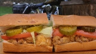 How to make a Oyster amp Shrimp Po Boy  Recipe [upl. by Aliac]