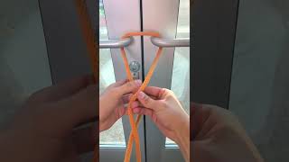 How to Start Your DIY Door Lock with Rope shorts [upl. by Eirene]