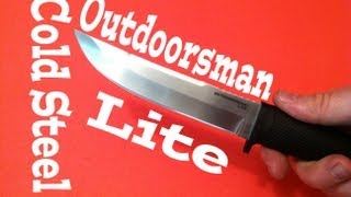 Cold Steel Outdoorsman Lite Knife Review amp Field Test [upl. by Irby]