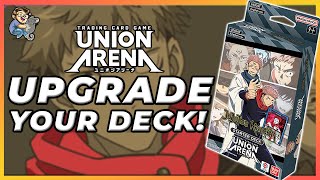 Starter Deck amp Main Set Upgrades for Jujutsu Kaisen  Union Arena [upl. by Arymas]