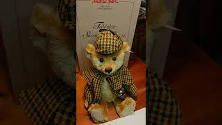 Unboxing Steiff Sherlock Holmes Teddy Vintage tahun 2002 steiff bonekateddybear labubu [upl. by Queri]