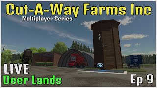 CutAWay Farms Inc  Multiplayer  Deer Lands LIVE  Ep 9  FS22  PS5  RustyMoney Gaming [upl. by Bendicta207]