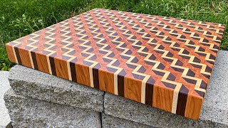 How Its Made  3D Patterned End Grain Cutting Board [upl. by Dewain]