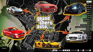 GTA 5  Secret amp Hidden and Rare Vehicle Locations Story Mode [upl. by Eldnik512]