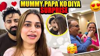 Mummy Papa Ko Diya SURPRISE😍  Sab Khush Hogye🧿  RAJATSWATIVLOGS [upl. by Hime]