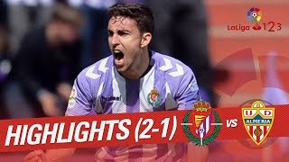 Resumen de Real Valladolid vs UD Almería 21 [upl. by Stent837]