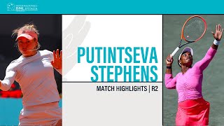 Yulia Putintseva  Sloane Stephens  ROME R64  Match Highlights IBI24 [upl. by Blaseio364]