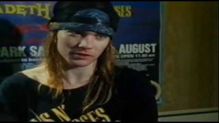 Axl Rose Interview 1988 [upl. by Niriam]