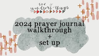 2024 Prayer Journal Walkthrough  Set Up [upl. by Enetsuj]