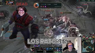 LOS RATONES vs Team KMF Bausffs Top Full AD Inting Sion POV [upl. by Imik]