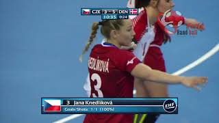 Czech Republic X Denmark WOMEN’S EHF EURO 2018 QUALIFICATION FULL MATCH [upl. by Ecaj]