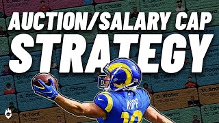 The BEST Auction Fantasy Football Draft Strategy [upl. by Gerdi]