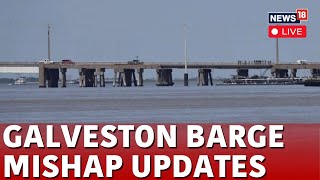 Galveston LIVE  Galveston Bridge  Galveston Texas  Ship Hits Bridge in Galveston Texas  N18L [upl. by Naus761]