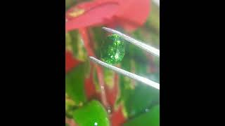 Green circon raire gemstone please SUBCRIIBE gemstone පච්ච [upl. by Seif359]