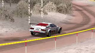 Richard Burns Rally RWD Noiker Snow in a BMW M1 GrpB [upl. by Linzer590]