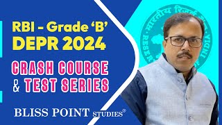 RBI – Grade ‘B’ – DEPR  Crash Course amp Test Series  Orientation Class  Ravindra N Jha  2024 [upl. by Towbin27]