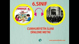 CUMHURİYETİN İLANI Dinleme Metni [upl. by Muirhead]