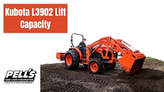 Kubota L3902 Lift Capacity [upl. by Margeaux]