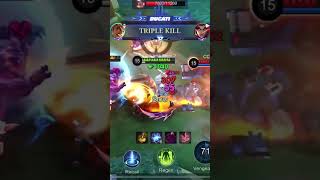 Gatotkaca 2024 November 19 best build🔥 1 vs 5 mlbb mobilelegends [upl. by Burlie702]