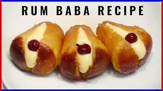 RUM BABA Original Italian Recipe with Pastry Cream [upl. by Ariela]