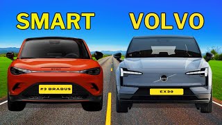 Smart 3 Brabus vs Volvo EX30 Twin Motor Performance 2024  Which is better [upl. by Sabsay]