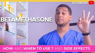 How and when to use BETAMETHASONE and Side Effects  What is betamethasone used for [upl. by Ariek]